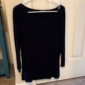 Cable & Gauge Classic Black Long Sleeve Top